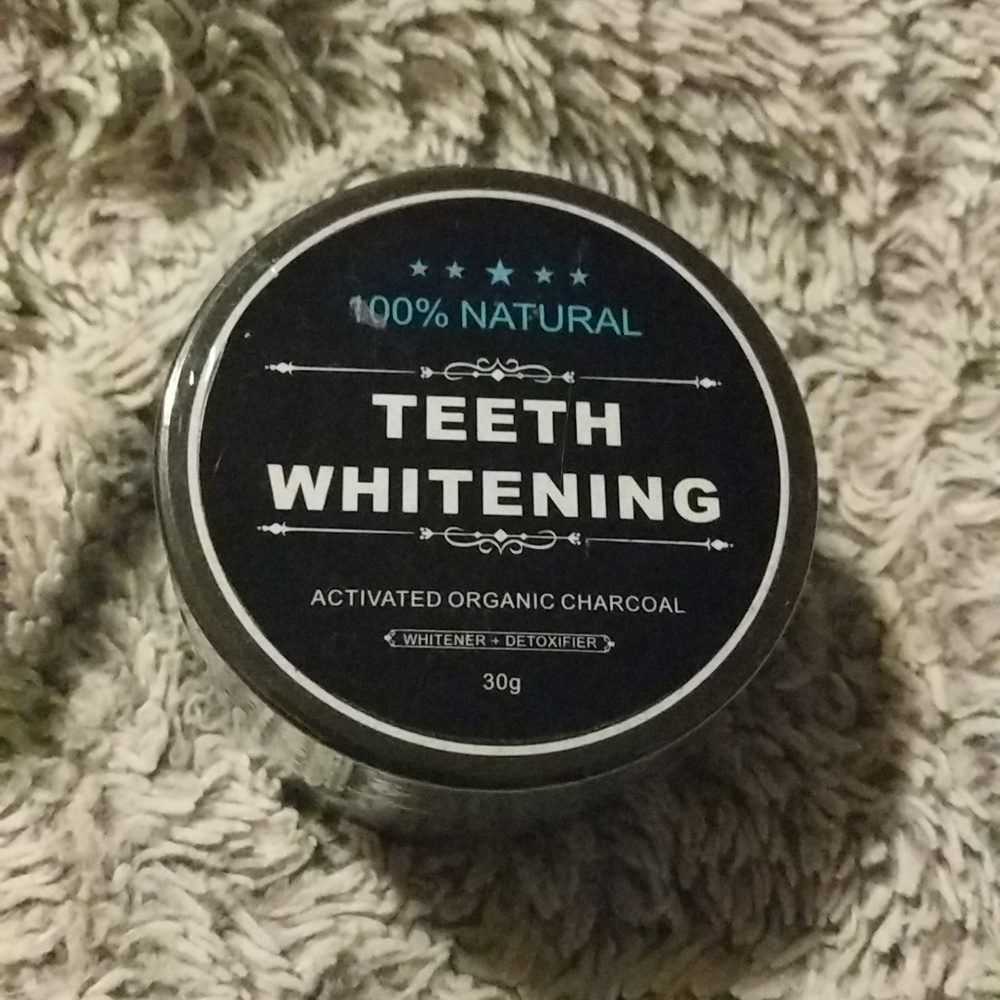 Natural 100% Organic Activated Charcoal Natural Teeth Whitening Powder 30g 🆕